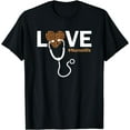 thumbnail image 1 of Nurse Life RN LPN CNA Healthcare Cheetah Heart Leopard Funny T-Shirt, 1 of 4