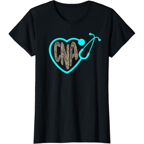 Nurse Life RN LPN CNA Healthcare Worker Leopard Nurse Week T-Shirt