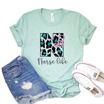 Daisy Flower Nurse Shirt, Floral Nurse T-shirt, Registered Nurse Sweatshirt, Nurse Appreciation Wildflower Nurse Outfit Nursing Tee