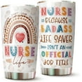 thumbnail image 1 of Nurse Life Tumbler - Gifts For Nurses - Coffee Mug - Graduation Gift Ideas - Women, 1 of 6