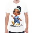 thumbnail image 1 of Nurse Life Unisex T-shirt (Size:XXL; Style:Nurselife New All Over Print T-shirt;), 1 of 5