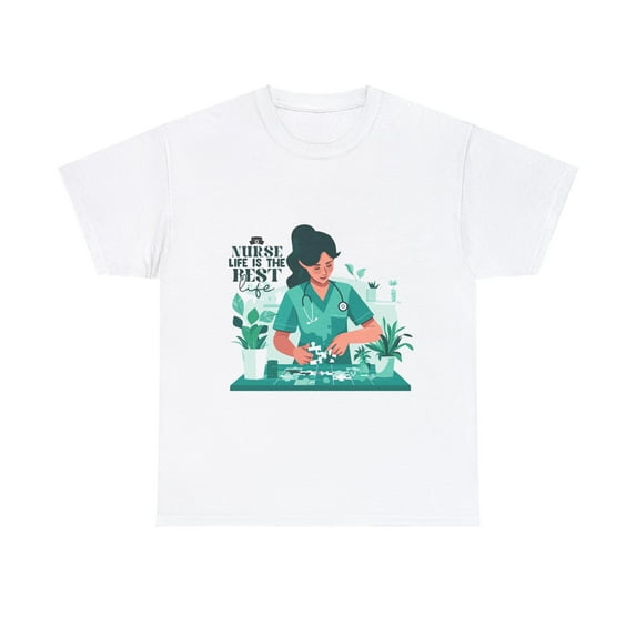 Nurse Life is the Best Life Shirt, Nurse Shirt, Nursing Gift ID-0315-5RT4