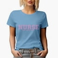 thumbnail image 1 of Nurse, Love, Inspire, Heal, National Nurses Week Merch Gift, Baby Blue T-Shirt, 2XL, 1 of 5