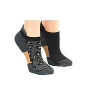 Nurse Mates Compression Socks Anklet 2/Pack Color: Leopard Anklet, Size: OS