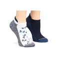 thumbnail image 1 of Nurse Mates Compression Anklet Socks 15 mmHg 2-Pack Color: Navy Combo, Size: OS, 1 of 1