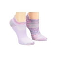 thumbnail image 1 of Nurse Mates Compression Anklet Socks 2-Pack | 15mmHg Support, Arch Cushioning, Antimicrobial Color: Space Dye Lilac Anklet, Size: OS, 1 of 1