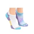 thumbnail image 1 of Nurse Mates Compression Anklet Socks 2-Pack | 15mmHg Support, Arch Cushioning, Antimicrobial Color: Violet Mist Tie Dye Anklet, Size: OS, 1 of 1