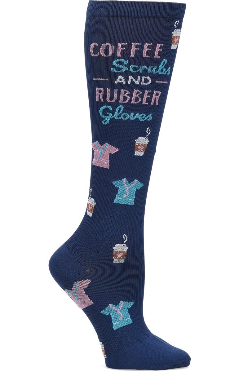 Nurse Mates 360 Print Compression Socks - 12-14 MmHg Over The Calf, 1 Pair - View #6