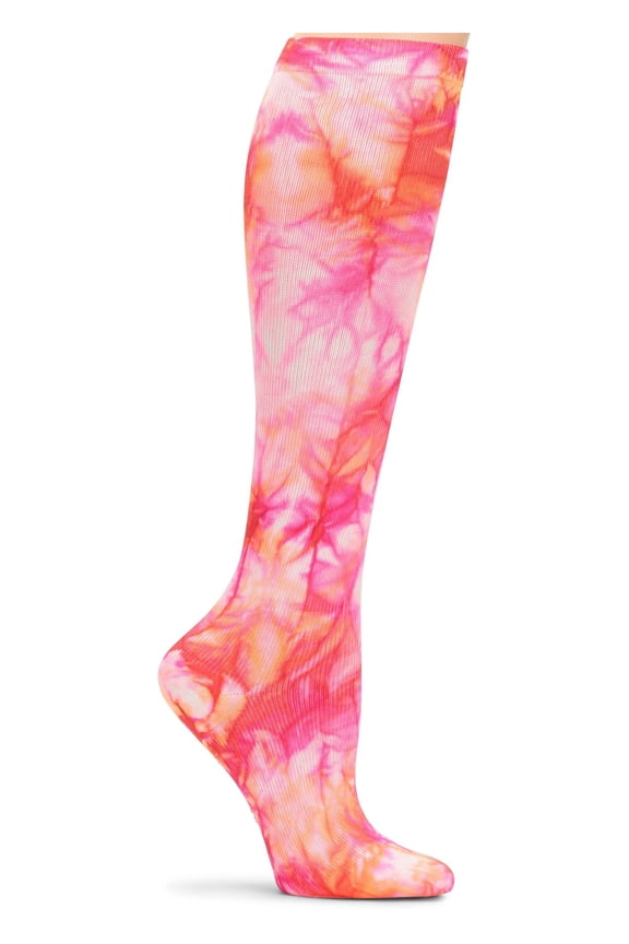 Women's Calf Socks | 12-14 mmHg Compression | Fuchsia Flame