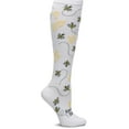 thumbnail image 1 of Nurse Mates Graduated Compression Socks 12-14 mmHg Regular Calf Up to 17" — Mild Support for Nurses & Healthcare Workers Color: Save The Bees, Size: OS, 1 of 3