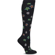 Nurse Mates Compression Socks 12-14 mmHg - Regular Calf Up to 17 Inch Color: Save The Turtles, Size: One Size