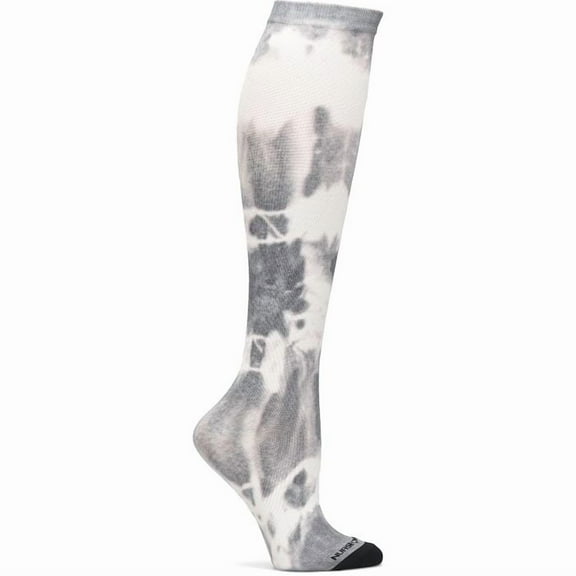 Nurse Mates Compression Socks Seamless 360° Color: Grey Cloud, Size: 9-11