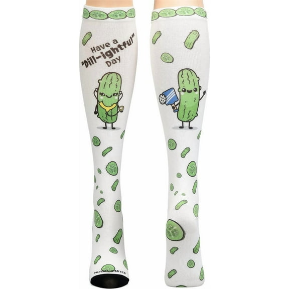 Nurse Mates Compression Socks Seamless 360° Regular Calf Up To 17" Color: Dill Lightful, Size: 9-11