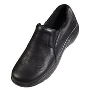 Nurse Mates Dove Lightweight Leather Medical Nursing Clogs Slip-On Doctor Shoes, 35578 black / 5B(M)US