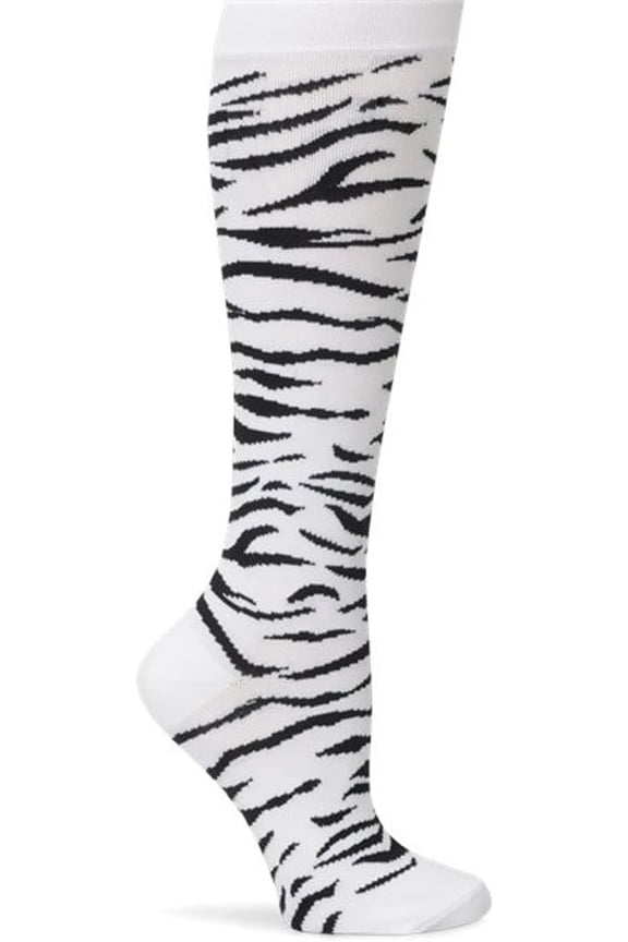 Women's Calf Socks | 12-14 mmHg Compression | Zebra