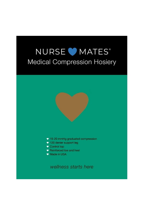 Medical Compression Pantyhose | 15-20mmHg | Honey Beige | Size D