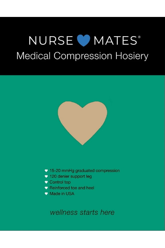 Medical Compression Pantyhose | 15-20mmHg | Nude | Size A