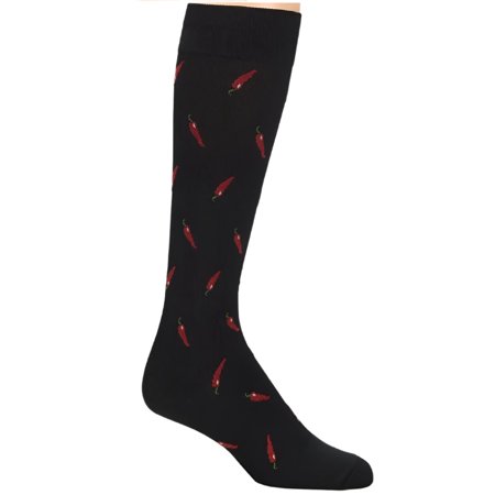 Nurse Mates Mens Compression Socks Color: Chile Peppers, Size: 10-13