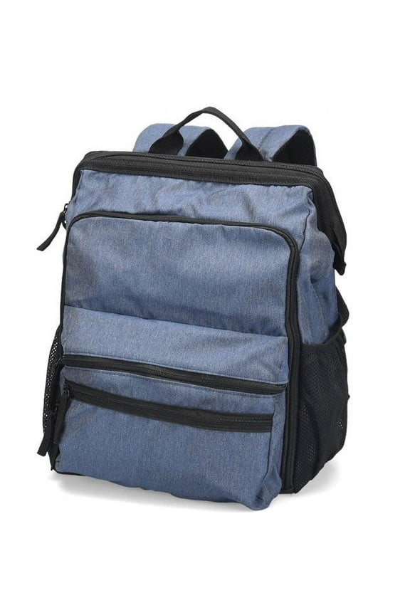 Ultimate Nursing Backpack | Water-Resistant & Insulated Pocket | 13 Styles Model: Ultimate, Color: Denim