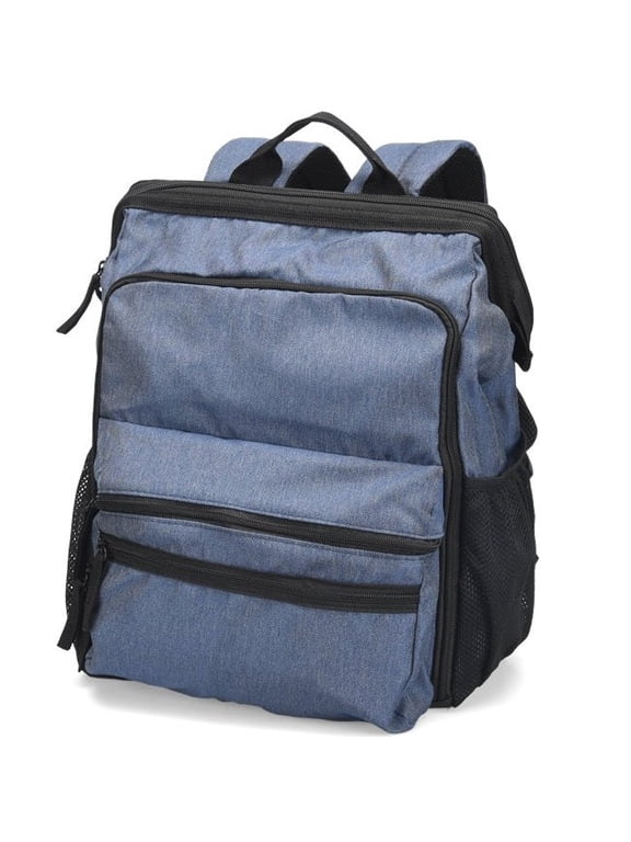 Ultimate Nursing Backpack | Water-Resistant & Insulated Pocket Model: Ultimate, Color: Denim