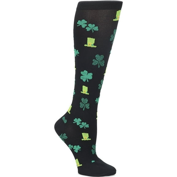 Nurse Mates Women's Calf Socks | 12-14 mmHg Compression | St Pattys Day
