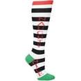 thumbnail image 1 of Nurse Mates Women's Calf Socks | 12-14 mmHg Compression | Naughty-Nice, 1 of 1