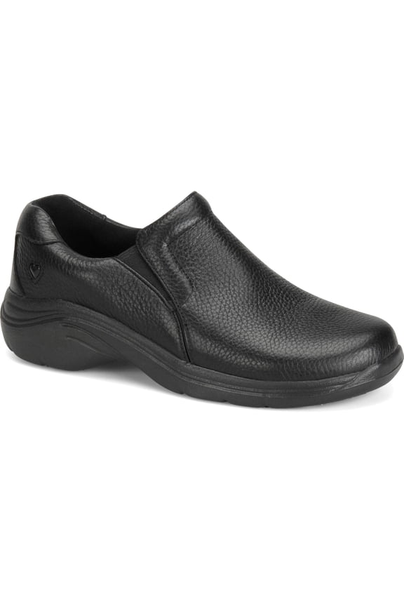 Women's Dove Medical Professional Slip-On Walking Shoe (Black, 10)