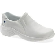 Nurse Mates Women's Dove Medical Professional Slip-On Walking Shoe (White, 10 Wide)
