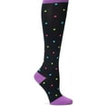 thumbnail image 1 of Nurse Mates Women's Calf Socks | 12-14 mmHg Compression | Bright Dots, 1 of 19