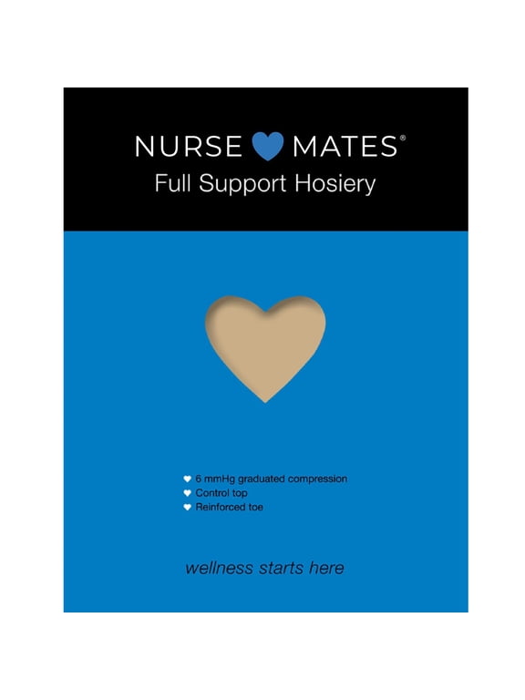 Women's Nearly Nude 6 mmHg Compression Full Support Pantyhose