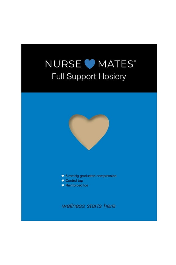 Women's Nearly Nude 6 mmHg Compression Full Support Pantyhose