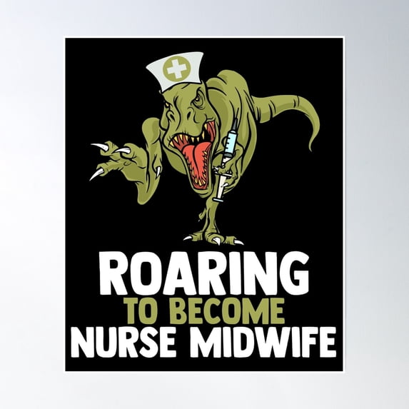 Nurse Midwife Nursing Quote For A Clinical Nurse Student Poster Wall Art, Modern Wall Decor, 12x18 UNFRAMED