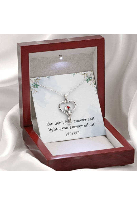 Nurse Necklace Nurse Christmas Gift Nurse Appreciation Gift Nursing Gift You Dont Just Answer Call Lights You Answer Silent Prayers