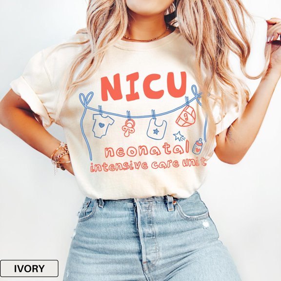 Nurse Neonatal Intensive Care Unit Crew Appreciation V28 T-Shirt
