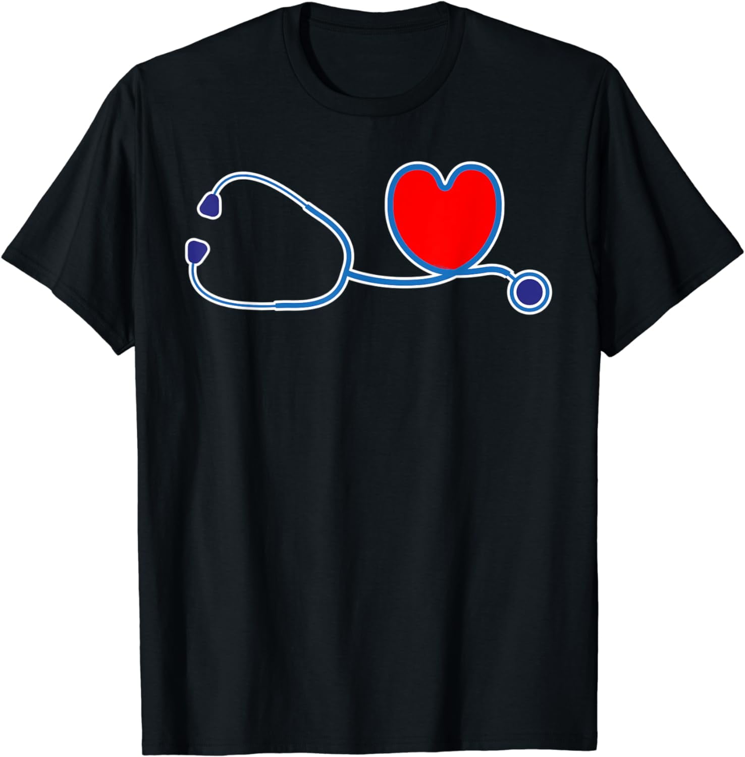 Nurse Nursing Student Doctor Medical Worker Stethoscope T-Shirt