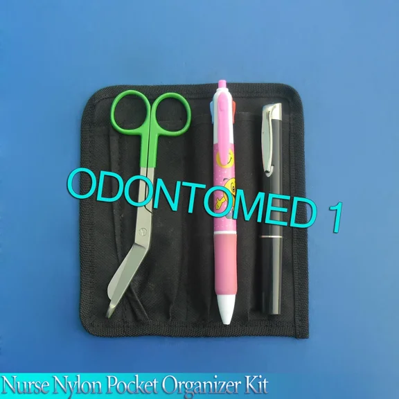 Nurse Nylon Pocket Organizer Kit - Green Color Royal