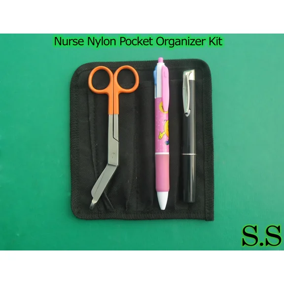 Nurse Nylon Pocket Organizer Kit - Orange Color Royal
