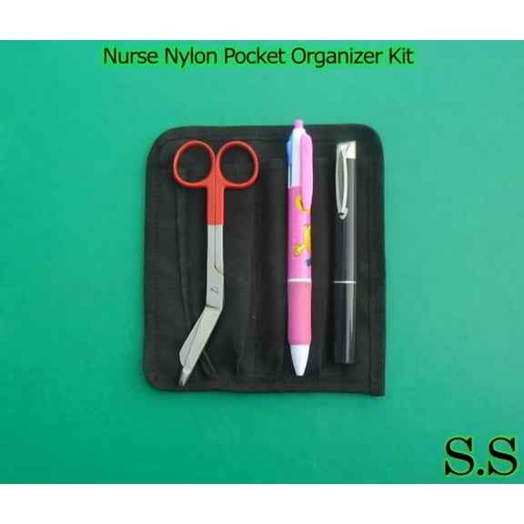 Nurse Nylon Pocket Organizer Kit - Red Color Royal