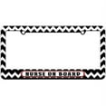 thumbnail image 1 of Nurse On Board License Plate Tag Frame, Multiple Colors, 1 of 1