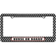 thumbnail image 1 of Nurse On Board License Plate Tag Frame, Multiple Colors, 1 of 1