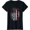 thumbnail image 1 of Nurse Patriotic American USA Flag Registered Nurse T-Shirt Women Tops, 1 of 3