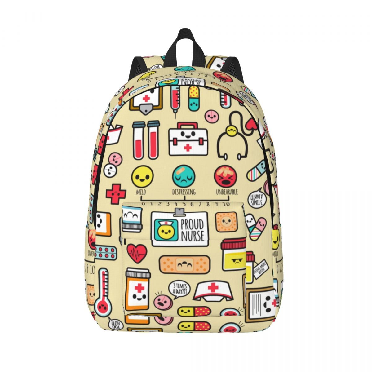Nurse Pattern Laptop Backpack Men Women Casual Bookbag for School College Students Doctor Nurse Bag Walmart
