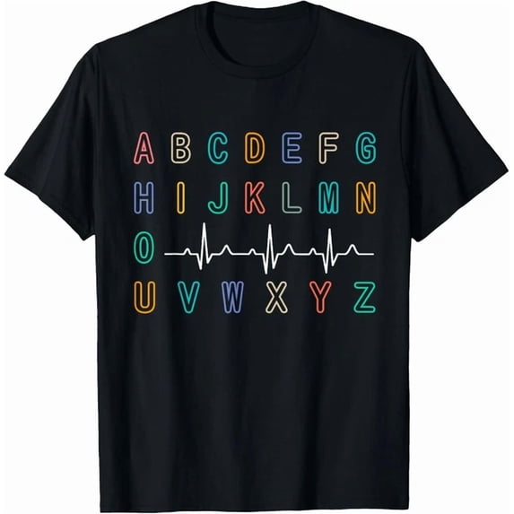 Nurse Pqrst Test Abc's Ekg Strip Alphabet Nurses Jokes Creative Theme ...