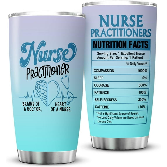 Nurse Practitioner Gifts For Women Nurse Practitioner Week Gifts for NP Nurse Practitioner Gifts Stainless Steel Tumbler With Lid 20OZ - Nurse Practitioner Gifts