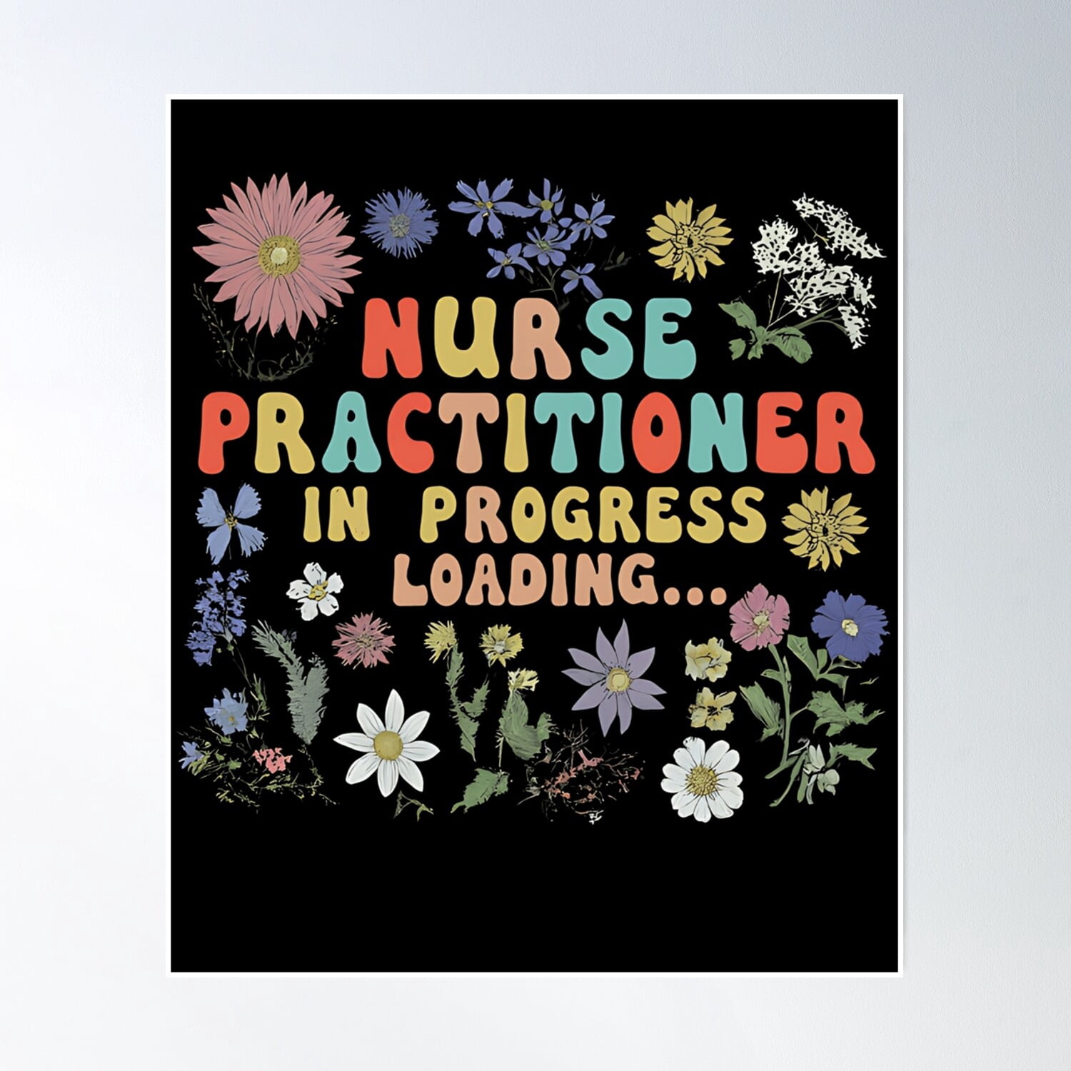 Nurse Practtioner Loading Nurse Practitioner In Progress Loading National Nurses Day Poster Wall ...