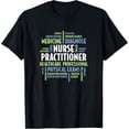 thumbnail image 1 of Nurse Practitioner NP Word Cloud T-Shirt, 1 of 5