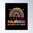 thumbnail image 1 of Nurse Practitioner Rainbow Poster Wall Art, Modern Wall Decor, 16x24 UNFRAMED, 1 of 3
