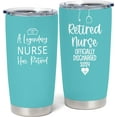 thumbnail image 1 of Nurse Retirement Gifts For Women, Retirement Gifts For Nurses, Nurse Retirement Gifts, Retired Nurse Gifts For Women, Best Nurse Retirement Gifts 20oz Stainless Steel Tumbler, 1 of 6