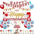 thumbnail image 1 of Nurse Retirement Party Decorations Nurse Happy Retirement Backdrop Banner Nurse Balloons Cake Topper Nursing Retirement Party Decorations for Thank You Nurse Nurse Officially Retired Party Decorations, 1 of 6