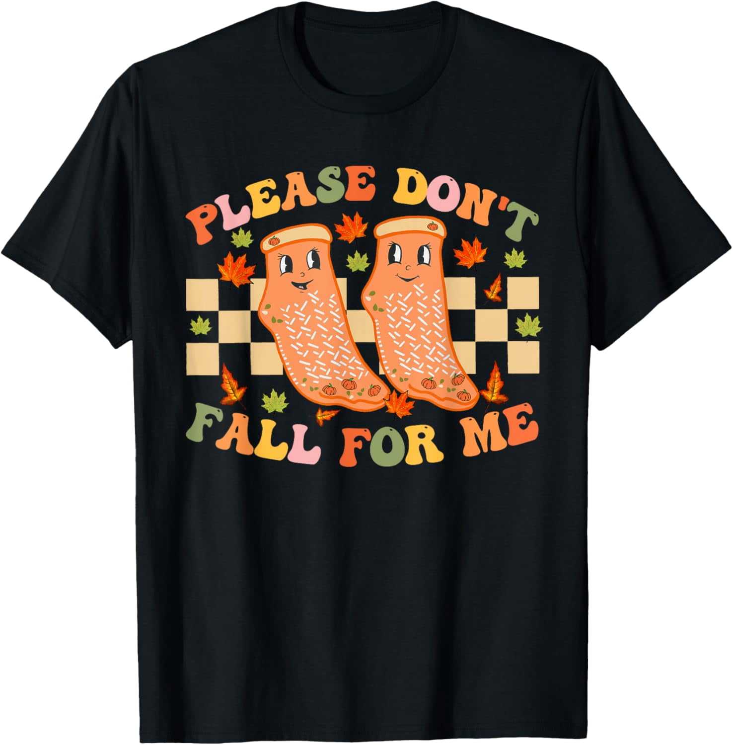 Nurse Retro Autumn Non Slip Socks Please Don't Fall For Me T-Shirt ...